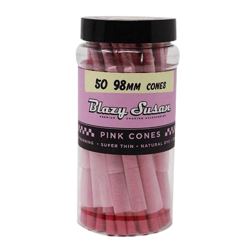 Blazy Susan Pink 98mm Cones 50-pack