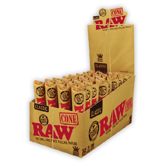 RAW Classic Pre-Rolled Cones 3-pack